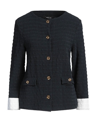 ANNECLAIRE Cardigan Antracite 45% Cotone, 30% Poliammide, 25% Viscosa
