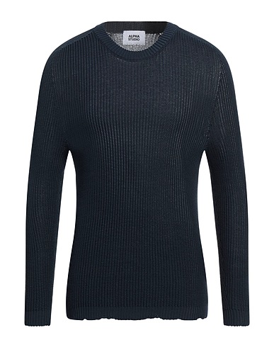 ALPHA STUDIO Jumper Midnight blue 100% Cotton
