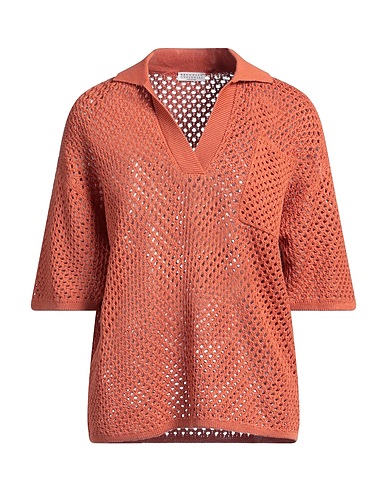 BRUNELLO CUCINELLI Jumper Rust 100% Cotton