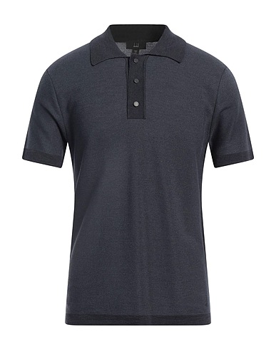 DUNHILL Sweater Midnight blue 70% Wool, 30% Silk