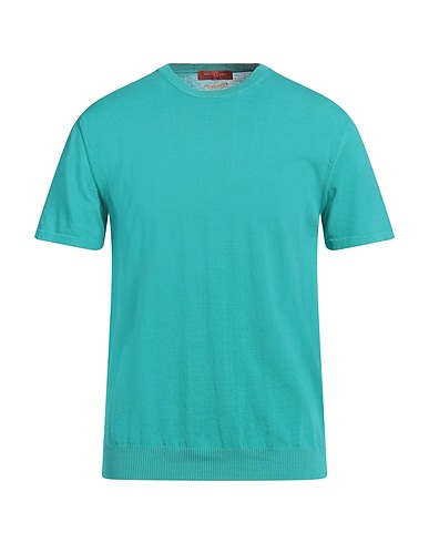 DANIELE FIESOLI Sweater Turquoise 100% Cotton