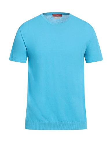 DANIELE FIESOLI Pullover Azzurro 100% Cotone