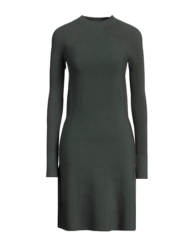 MAX MARA ミニワンピース・ドレス LEISURE ミリタリーグリーン レーヨン 72% / ポリエステル 28%