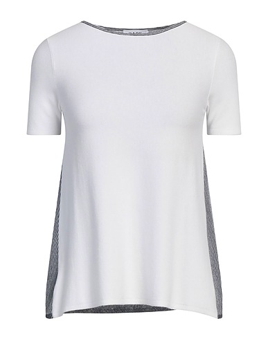 BASE MILANO Pullover Off white 58% Viscosa, 20% Lino, 12% Poliestere, 10% Poliammide