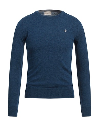 BROOKSFIELD Jumper Blue 100% Virgin Wool