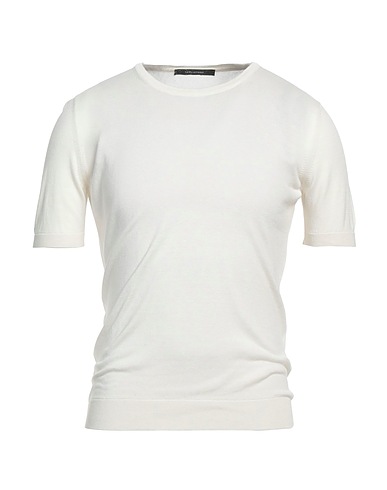 TAGLIATORE Sweater White 100% Silk