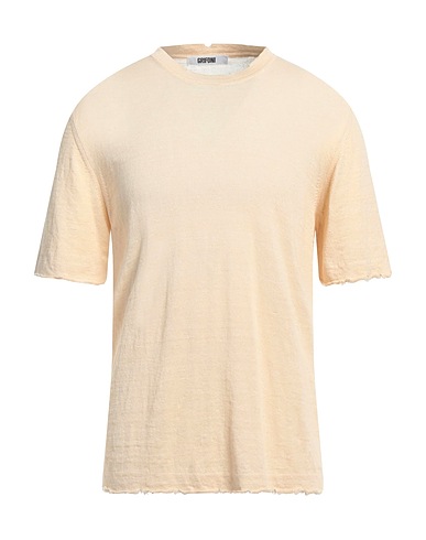 GRIFONI Jumper Ivory 73% Linen, 27% Cotton