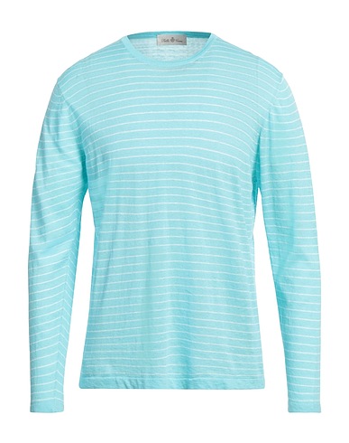 DELLA CIANA Pullover Tūrkis 100% Leinen