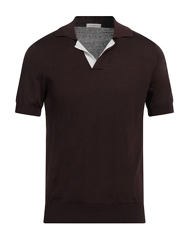 PAOLO PECORA Sweater TESTA DI MORO 70% Silk, 30% Cotton