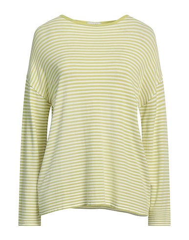 BASE MILANO Jumper Lime green 82% Viscose, 18% Polyester