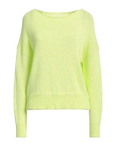 BASE MILANO Sweater Lime green 100% Cotton