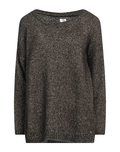 DES PETITS HAUTS Jumper Black 34% Polyester, 28% Polyamide, 28% Mohair wool, 10% Merino Wool