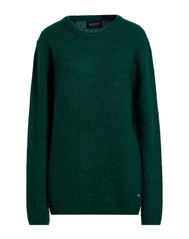 40WEFT Sweater Emerald green 35% Acrylic, 30% Polyamide, 29% Mohair wool, 4% Wool, 2% Elastane