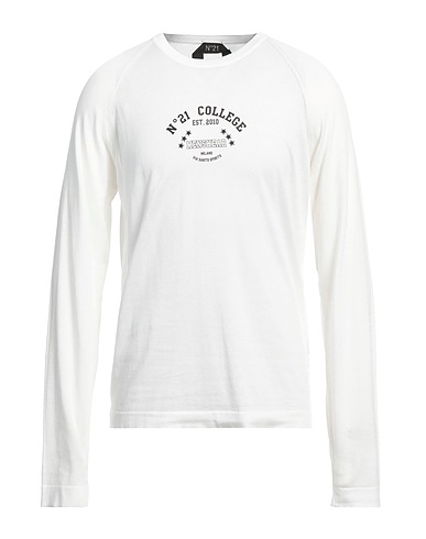N°21 Jumper White 98% Cotton, 2% Elastane