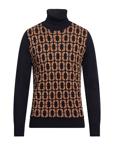 PHILOTINTO Rollkragenpullover Nachtblau 50% Merinowolle, 50% Acryl