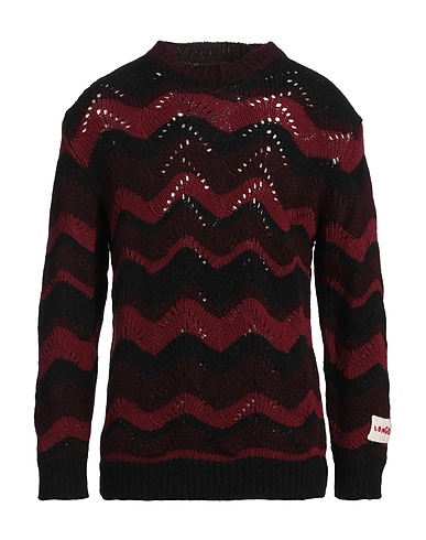 LONGO Pullover Bordeaux 68% Lana di baby alpaca, 22% Poliammide, 10% Lana Merino
