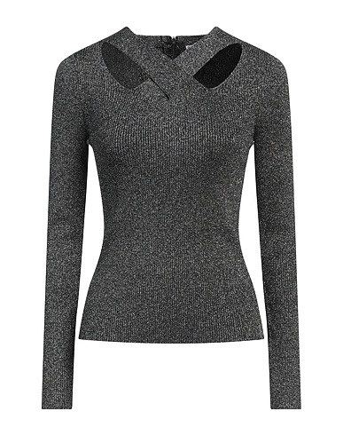 MICHAEL MICHAEL KORS Jumper Black 77% Viscose, 11% Metallic fiber, 10% Nylon, 2% Elastane