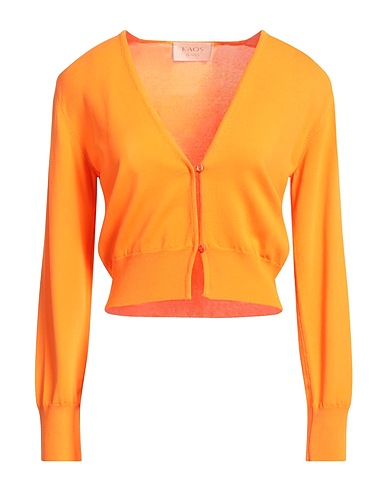 KAOS JEANS Cardigan Orange 63% Viscose, 37% Polyamide