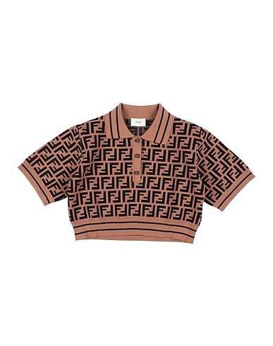 FENDI Pullover Khaki 67% Viscosa, 33% Poliestere
