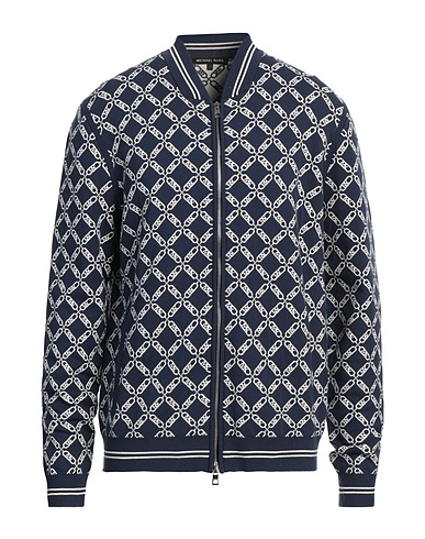 MICHAEL KORS MENS Pullover mit Zipper  Nachtblau 62% Viskose, 38% Polyester