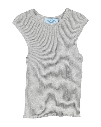 MIMISOL Sleeveless sweater Grey 100% Cotton