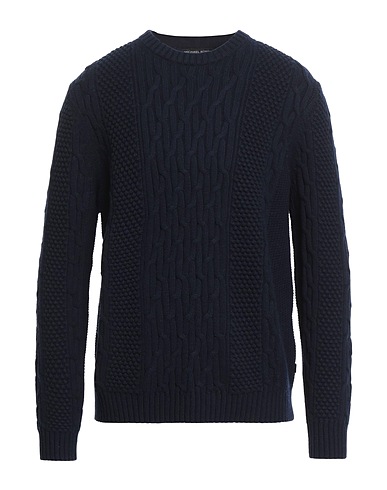 MICHAEL KORS MENS Pullover Blu notte 45% Nylon, 30% Cotone, 25% Lana Merino