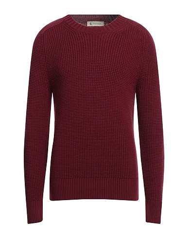 PIACENZA CASHMERE 1733 Jumper Burgundy 100% Virgin Wool