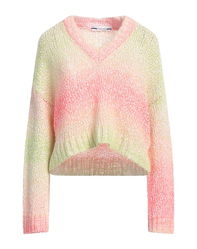 JACOB COHЁN Jumper Lime green 52% Linen, 34% Polyamide, 7% Alpaca wool, 7% Mohair wool