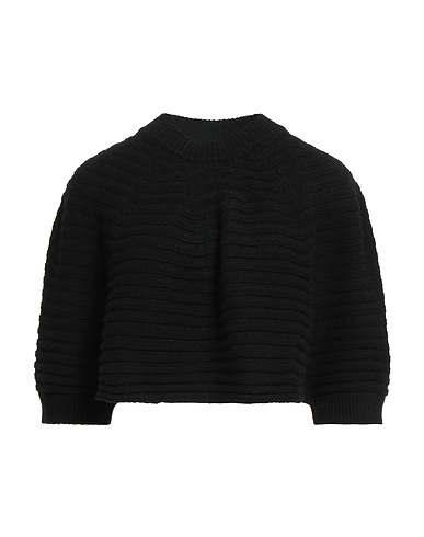 ALESSIA SANTI Jumper Black 35% Polyamide, 30% Viscose, 30% Wool, 5% Cashmere
