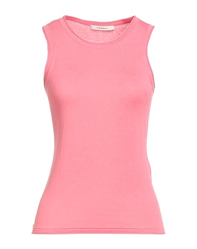 MALÌPARMI Maglia Gilet Rosa 53% Seta, 47% Cotone