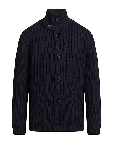 DANIELE FIESOLI Cardigan Navy 80% Merino Wool, 20% Polyamide
