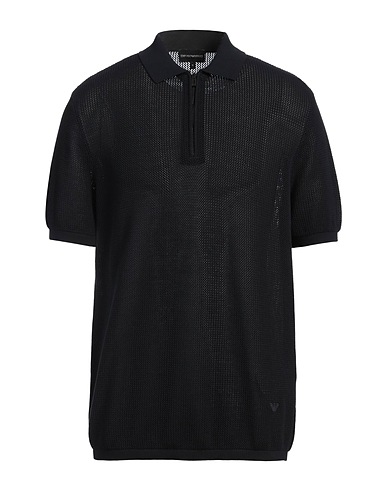 EMPORIO ARMANI Πουλόβερ Σκούρο μπλε της νύχτας 100% Βαμβάκι