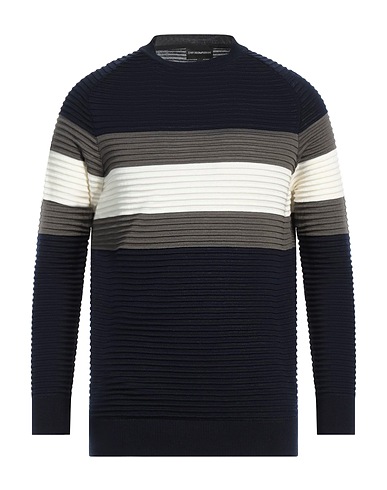 EMPORIO ARMANI Jumper Midnight blue 100% Cotton