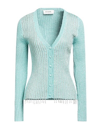 BLUGIRL Cardigan Sky blue 65% Polyester, 35% Metallic Polyester