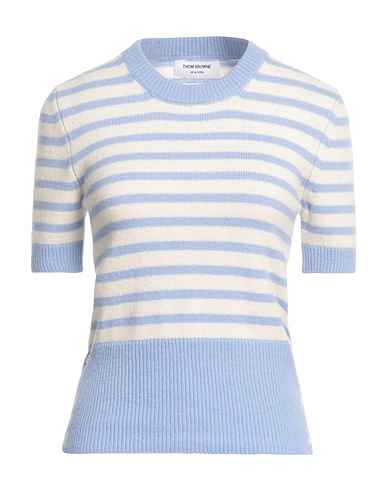 THOM BROWNE Jumper Sky blue 100% Cotton
