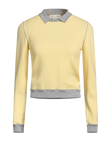 BRUNELLO CUCINELLI Cashmere blend Yellow 100% Cashmere