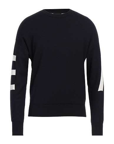 EMPORIO ARMANI Jumper Midnight blue 100% Virgin Wool, Polyamide, Elastane