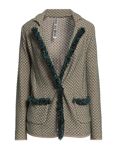 BORGO DELL'ORTICA Cardigan Beige 50% Viscose, 40% Recycled cotton, 10% Polyester