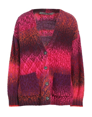RAQUEL ALLEGRA Strickjacke Fuchsia 32% Wolle, 32% Polyacryl, 20% Polyamid, 16% Alpakawolle