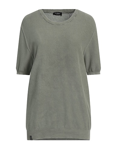 AROVESCIO Jumper Military green 100% Cotton