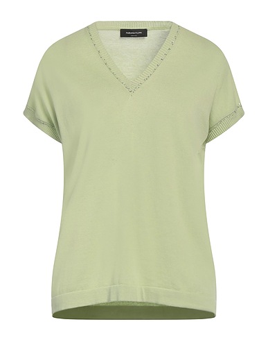 FABIANA FILIPPI Jumper Light green 100% Cotton
