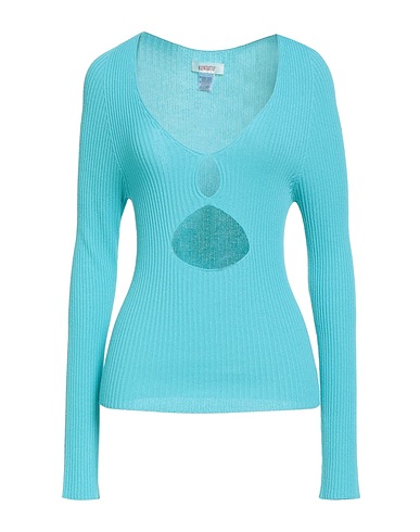 KONTATTO Pullover Turchese 88% Viscosa, 12% PBT - Polibutilentereftalato