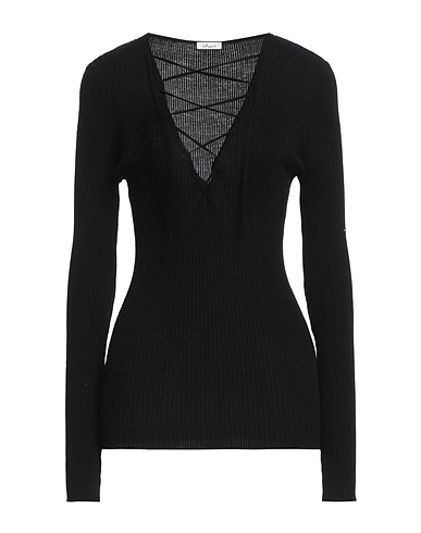 I HEART Pullover Nero 100% Lana