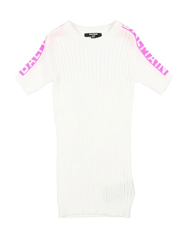 BALMAIN Dress White 70% Viscose, 30% Polyester
