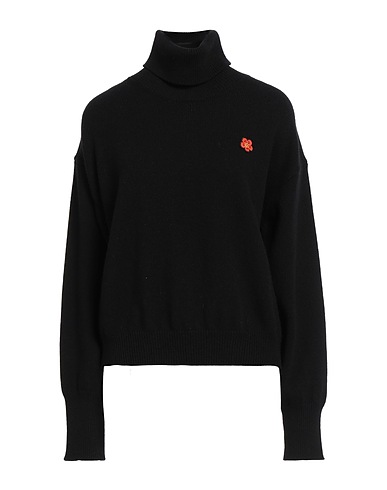 KENZO Polo neck Black 100% Wool
