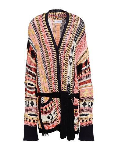 LANEUS Cardigan Rosa 90% Cotone, 5% Poliestere, 5% Poliammide