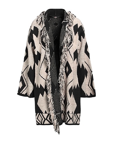 KONTATTO Cardigan Black 50% Acrylic, 40% Cotton, 10% Polyamide