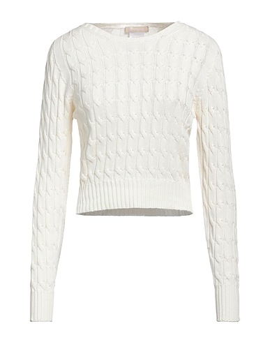 AROVESCIO Sweater White 100% Cotton
