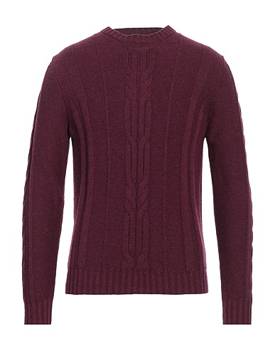 ALPHA STUDIO Jumper Plum 45% Merino Wool, 30% Alpaca wool, 25% Polyamide