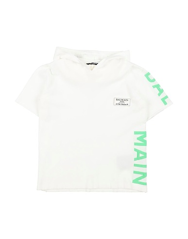 BALMAIN Jumper White 67% Viscose, 33% Polyester, PVC - Polyvinyl chloride